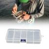 Double Layer Transparents Fishing Baits Organizers with Durability Plastic Construction for Lures Storage