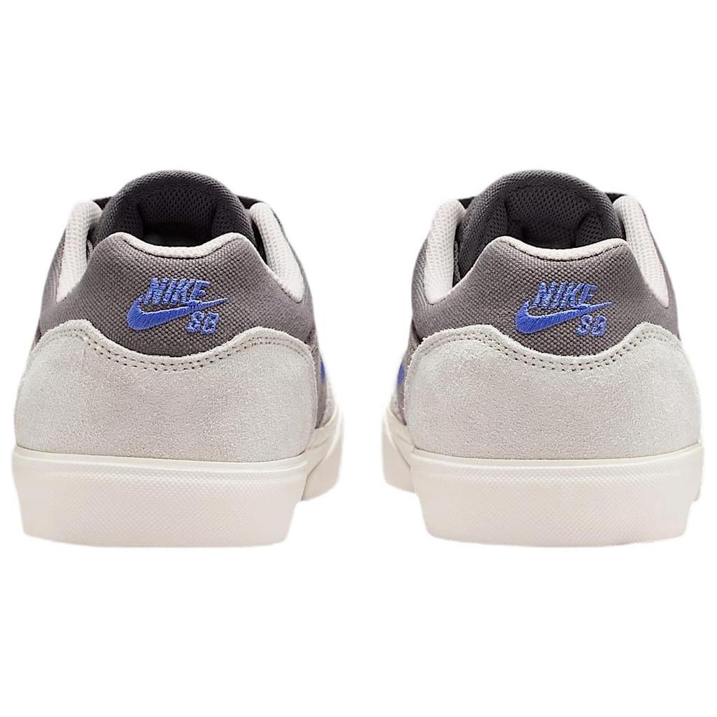 Nike Sb Malor Canvas Suede Comfortable Versatile Non-Slip Skate Shoes Men Sneakers Gray FV6064-011