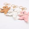 Ballet Dancing Bear Keychain Playful Ballet Bear Keychain Pendant Accessory for Adding Charm to Your Style