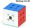 MoYu Meilong 3M Magic Cube, Magnetic Stability, Stickerless, Brain Training, Smooth Rotation, Professional Grade, 3x3 [Used]