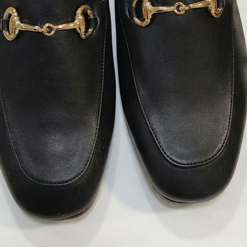 Melting Brown Men S Bloper With Gold Decoration Office SlipperS