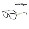 Salvatore Ferragamo Eyeglass Frames SF2921 001 Square Horn-rimmed Women's Glasses