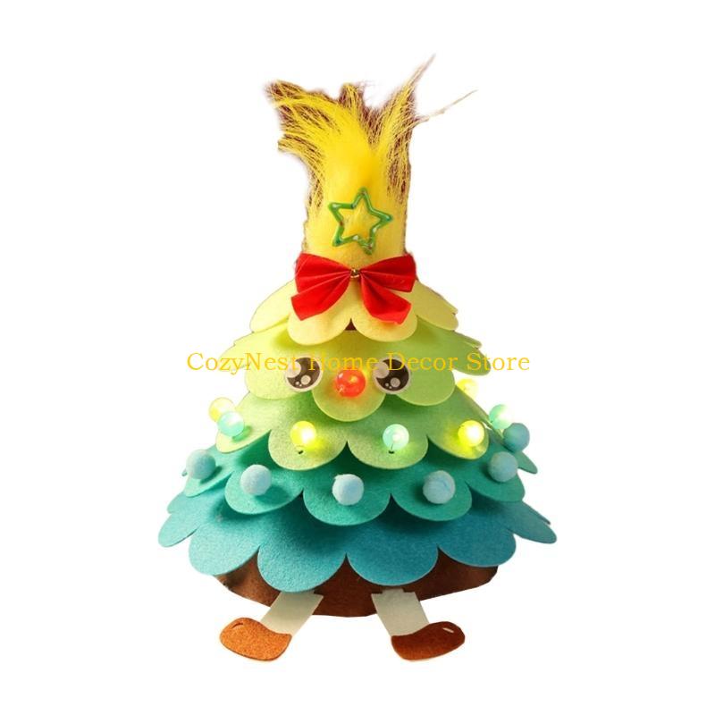 92MF Tabletop Christmas Tree Home Desk Decoration Ornaments Mini Christmas Tree
