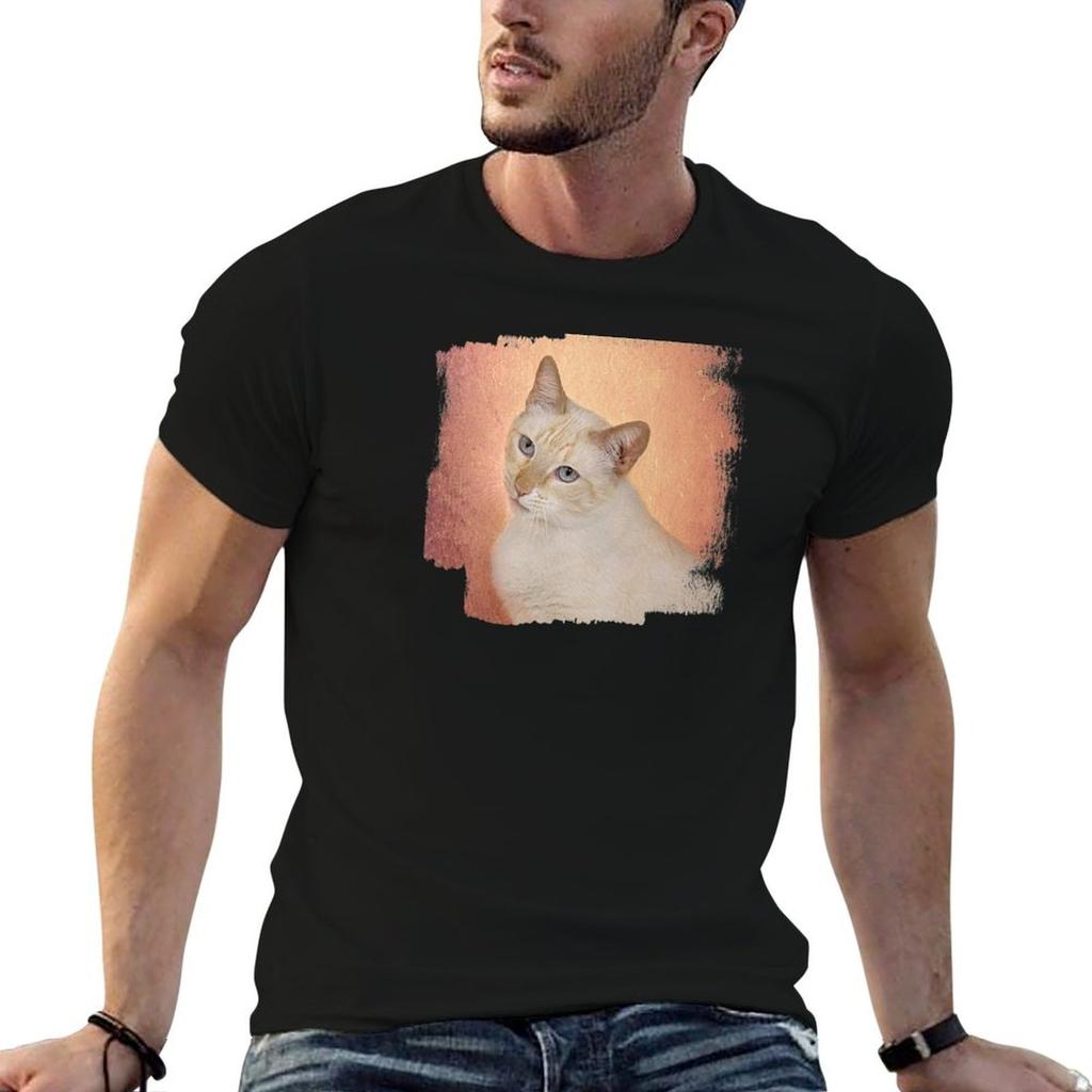 Elegant Flame Point Siamese Tshirt T Shirts With Prints Unisex T Shirt Cotton 100 T Shirts For Unisex Slim Fit Tshirt