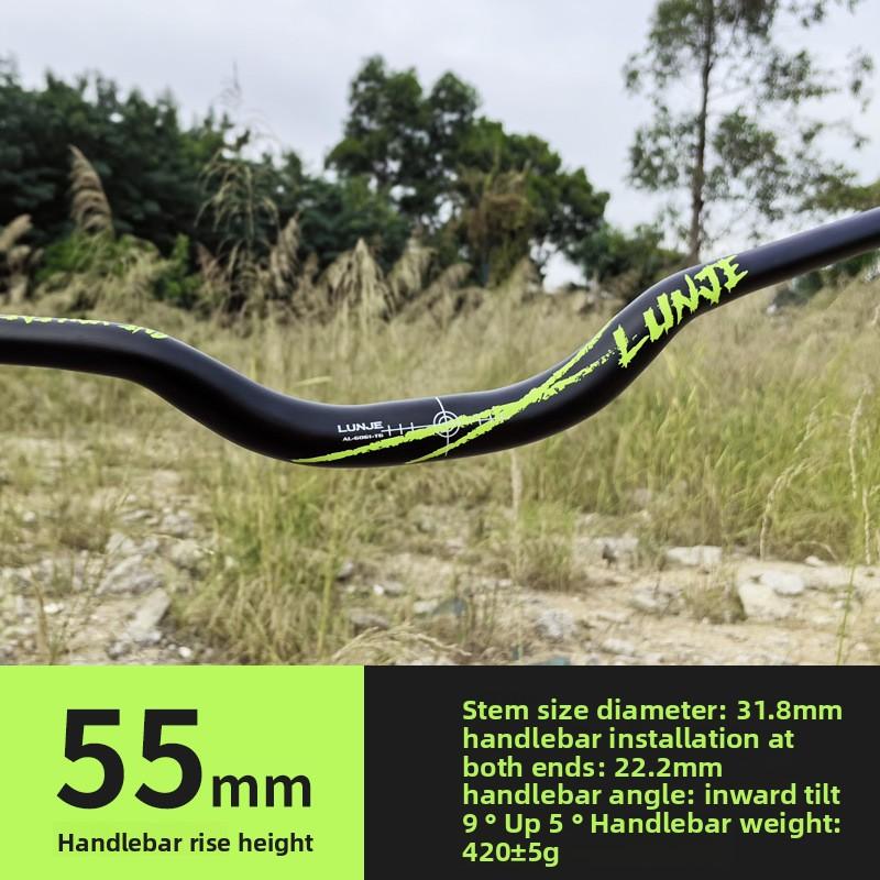 Mountain Bike Swallow Handle, Aluminum Alloy Handle 31.8 * 780mm25/55 Lifting Bicycle Handlebar