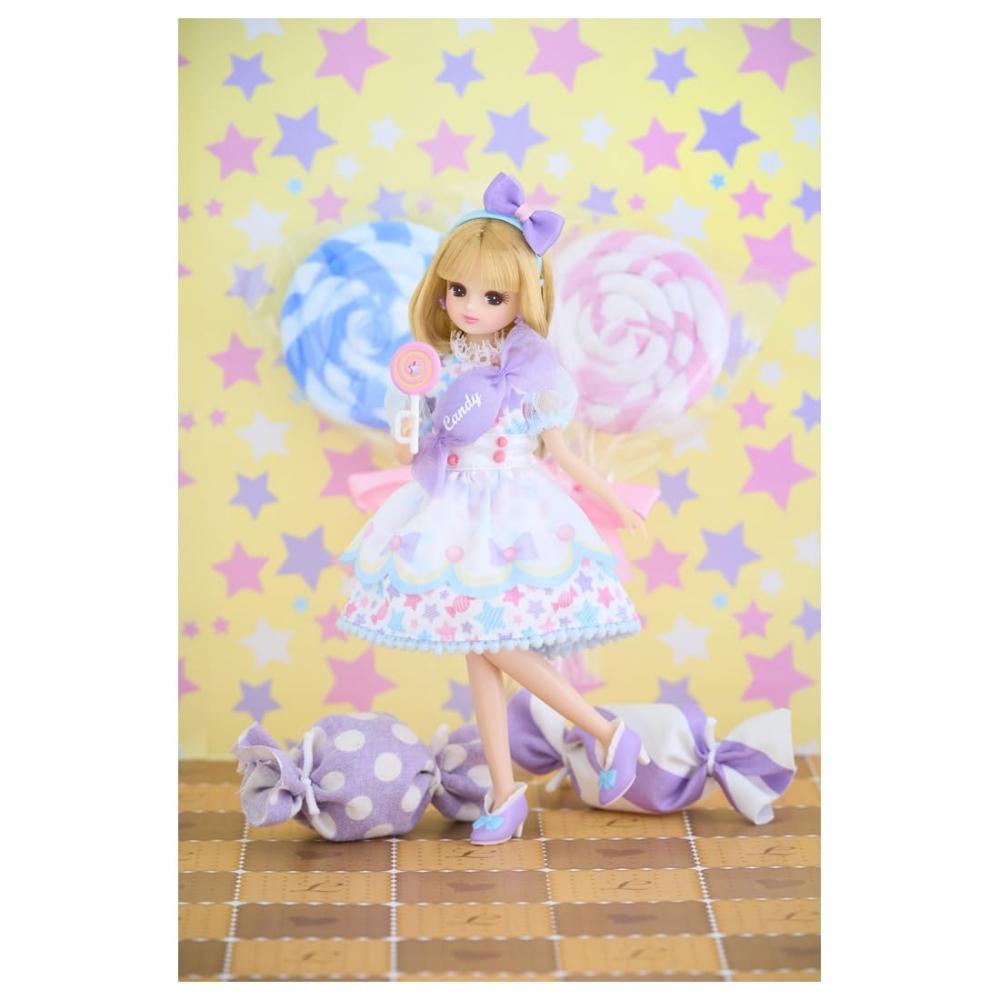 Takara Tomy "Licca-chan Doll LD-09 Sweet Candy" Dress-up Doll Play House Toy Ages 3+