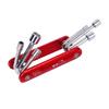 6 in 1 Folding Nut Driver Imperial/Metric Hex Nut Driver Folding Socket Wrench Steel Shank Portable Premium Handle