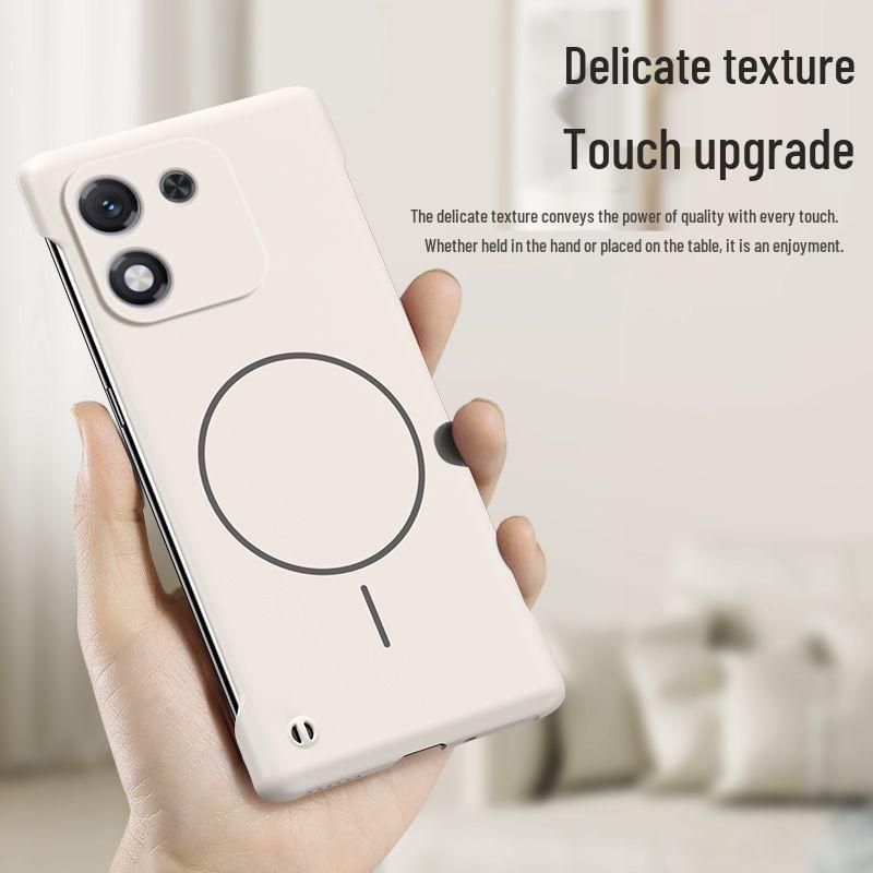 Honor X70i Ultradünne rahmenlose magnetische Hülle - High-End Anti-Drop Halb-Pack Schutzhülle