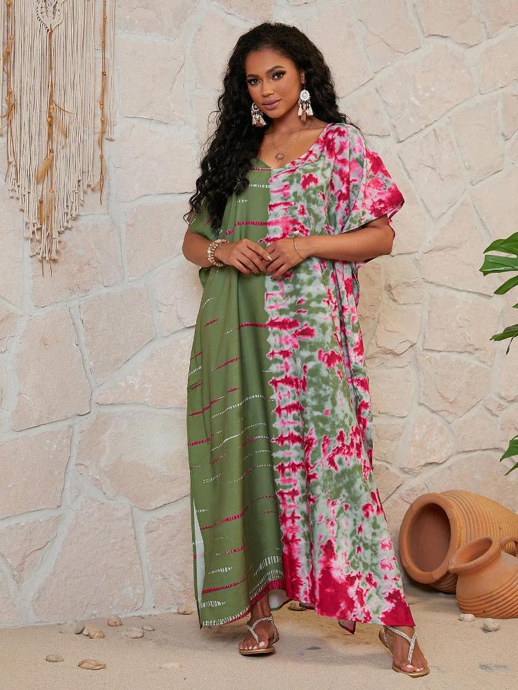 Quick Dry Large Size Beach Cover Up Loose European American Style Robe