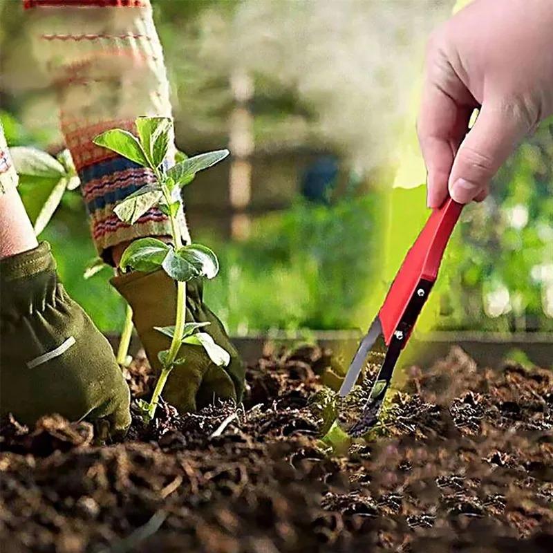 Garden Bandit Hand Loop Weeder Manual Weeding Tool Transplant Weeder Gardening & Yard Work Weed Cutter Tools Gardening Supplies