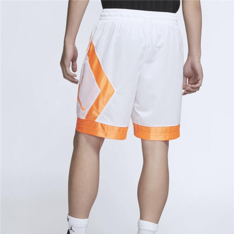 Jordan Jumpman Diamond Mesh Panel Basketball Shorts Men Bottoms White AV3207-102