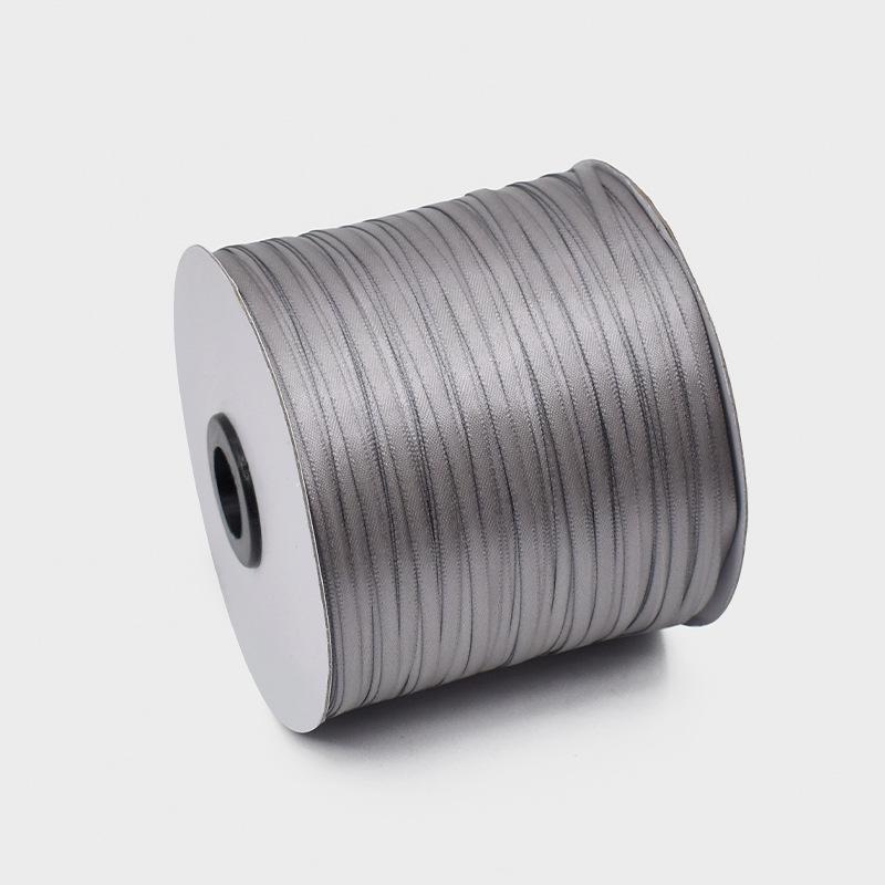 0.3cm Encrypted Polyester Satin Ribbon for Clothing and DIY Accessories