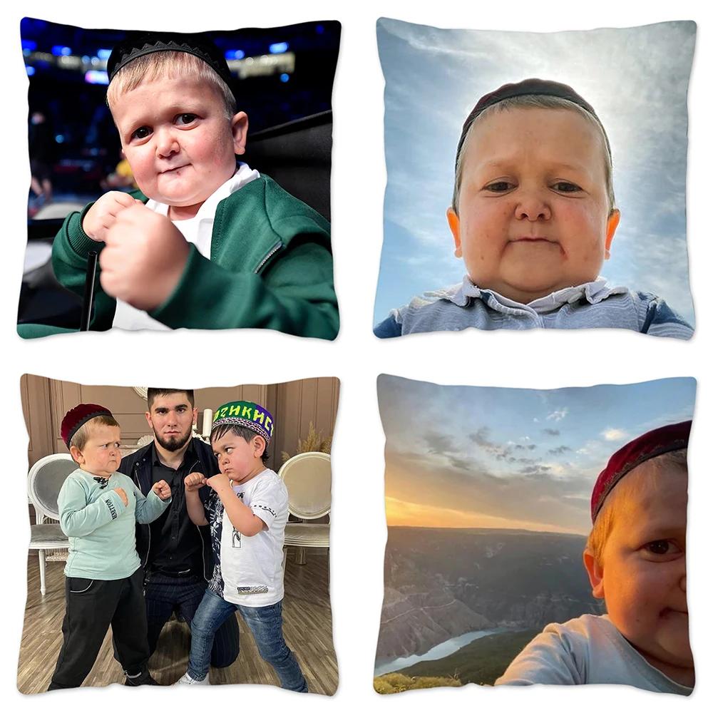 Hasbulla Hasbullah Meme Pillow Case Home Decoration Cushion Cover 45x45cm 40x40cm 50x50cm Throw Pillow Cover Housses De Coussin