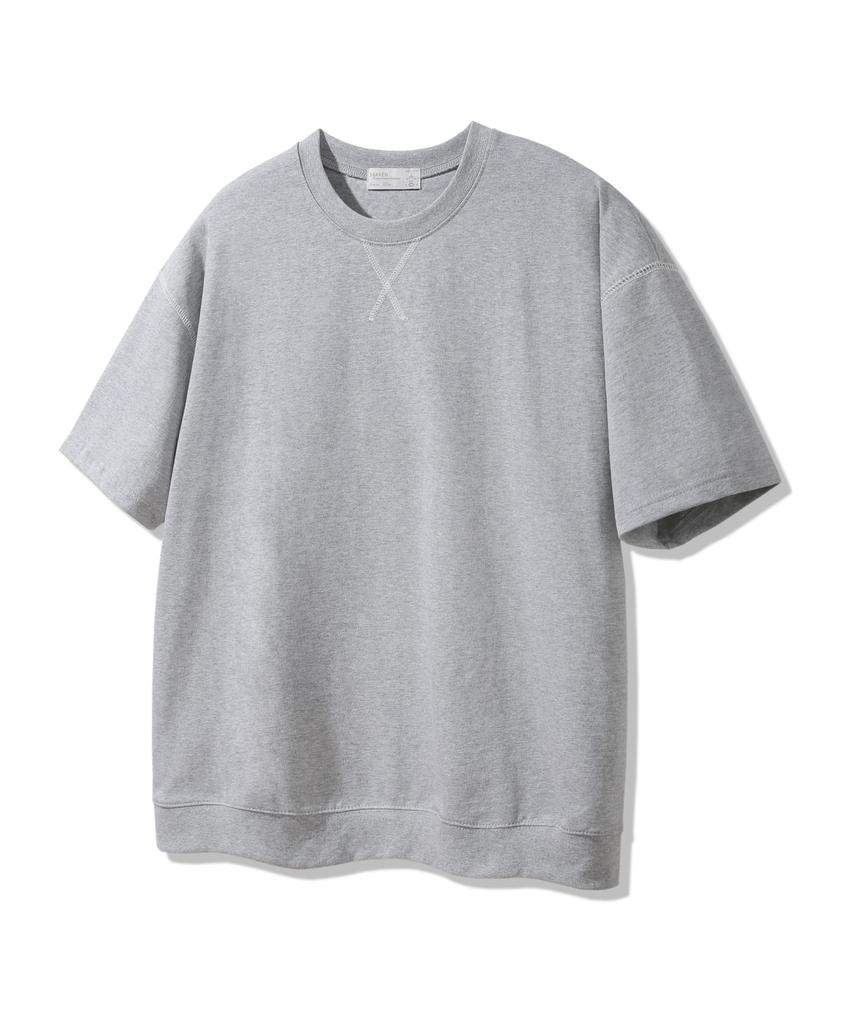 BAKKEN [Women] Baken Stitch Point Basic Short Sleeve T-Shirt Bk4201 (3 Colors)