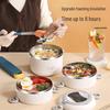 4-Layer 304 Stainless Steel Insulated Lunch Box with Handle