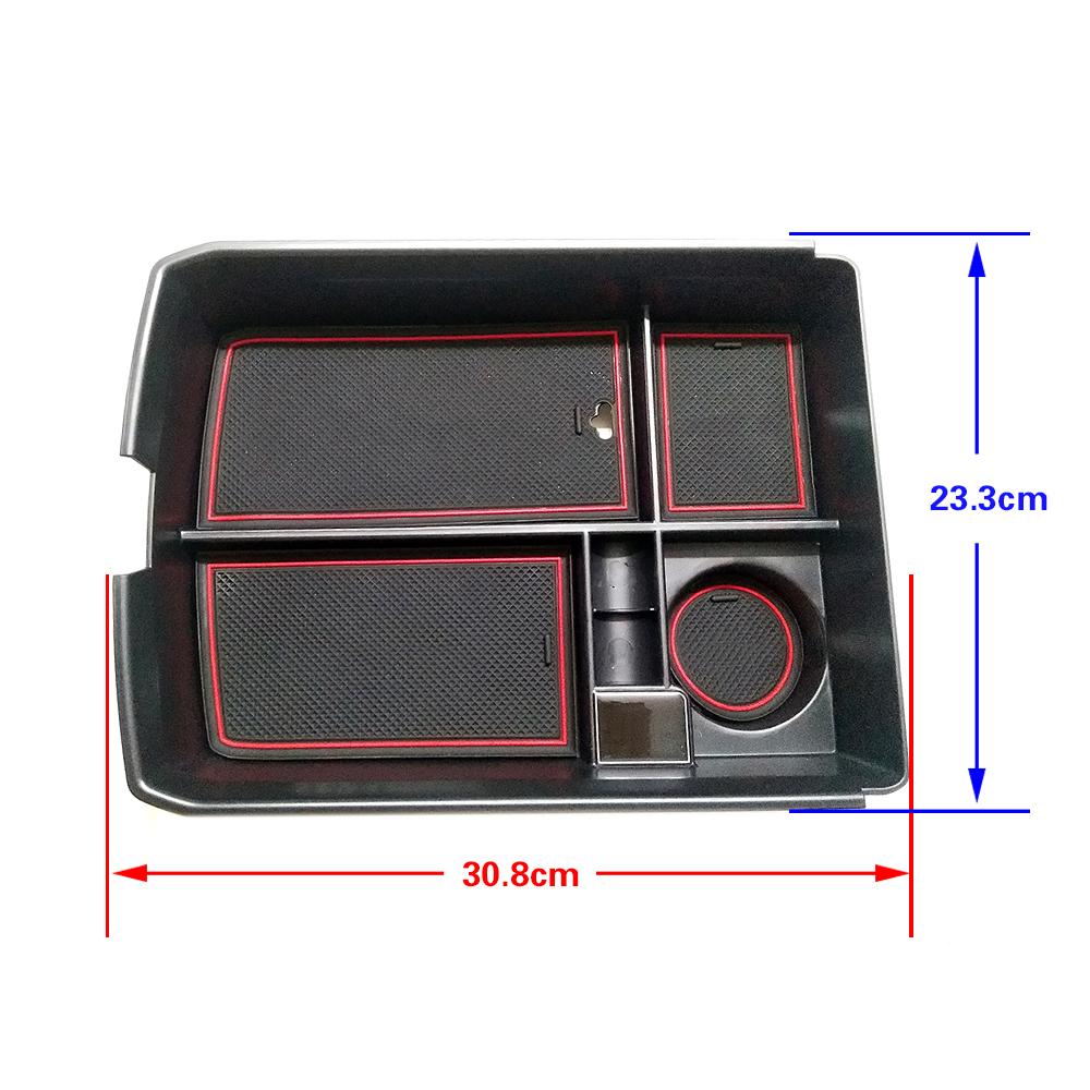 For Volkswagen VW Teramont Atlas 2017-2019 Central Console Armrest Container Storage Box Refit Holder Tray Car Stowing Tidying