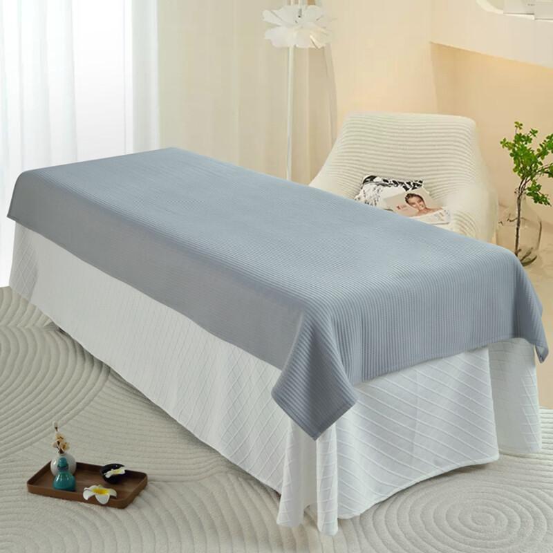 1PC Beauty Salon Bed Sheets with Face Hole Skin-friendly Spa Massage Table Covers Face Towels Set Salon Barbershop Decoration