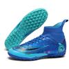 Large Size New Adult High-top Football Shoes Men's Long Nails AG Children's TF Broken Nails Breathable Student Training Shoes Women