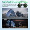 12x42 HD Binoculars for Adults, High Power Binoculars with Tripod Phone Adapter, Waterproof Compact Binoculars for Bird Watching Hunting Stargazing,
