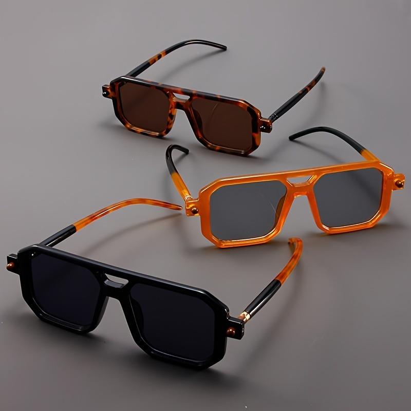 Retro Oversized Glasses for Women Stylish Two-Tone Temples Perfect for Party Decoration