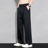 Men's Summer Ice Silk Straight-Leg Casual Pants
