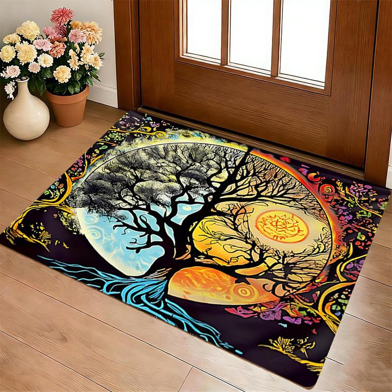 Tree Life Living Room Nonslip Area Rug Soft Carpet For Bedroom Game Playroom Sofa Office Home Decor Doormat Christmas Gift C9302071