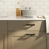 Furniture Handles 20 Pcs Black 96 Mm Stainless Steel