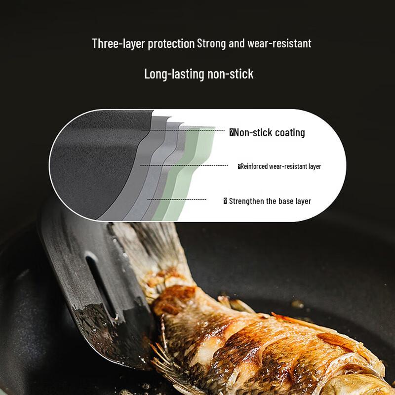 Buydeem 26cm Non-Stick Die-Cast Frying Pan