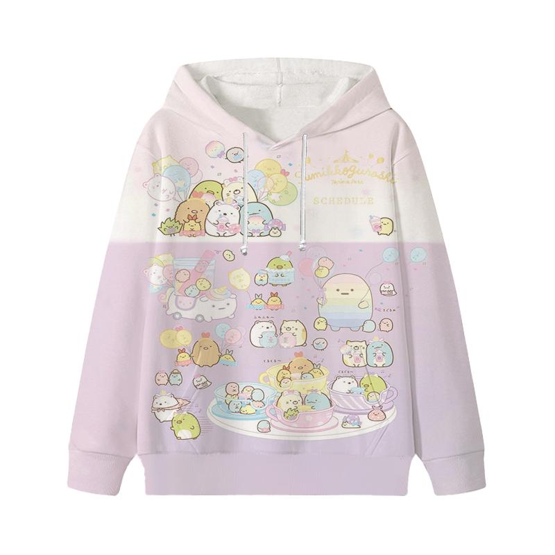 

Sumikko Gurashi Толстовка Одяг Дитячий светр Осінній топ з довгими рукавами для хлопчиків і дівчаток Дитячий пуловер 140 спаржевий