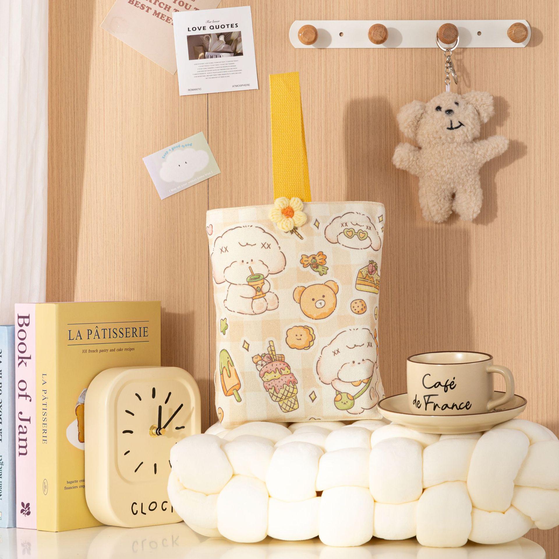 Сумка из холщовой ткани с рисунком в клетку для женщин - многоцелевая ежедневная сумка 699₽