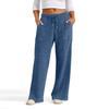 Women's Wide Leg Lounge Pants with Drawstring Waist, Soft Ribbed Knit Casual Relaxed Fit Trousers with Pockets