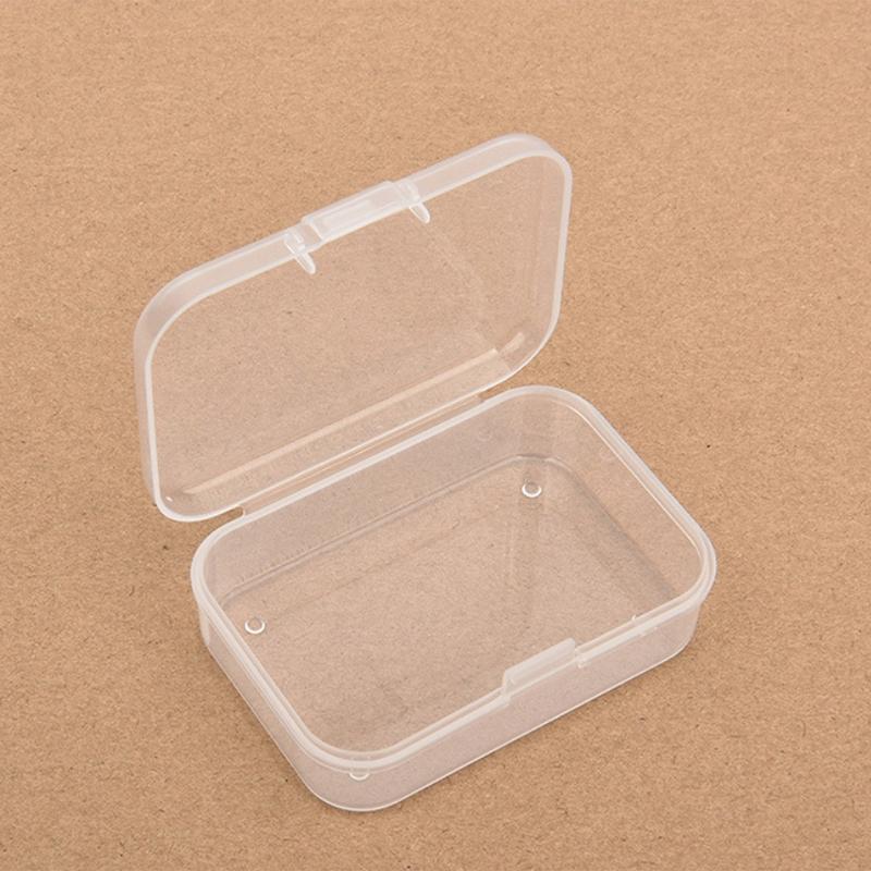 Plastic Box Transparent Jewelry Organizer Sample Box Small Tool Storage Box Nail Enhancement Tool Box Mobile Phone Repair Case