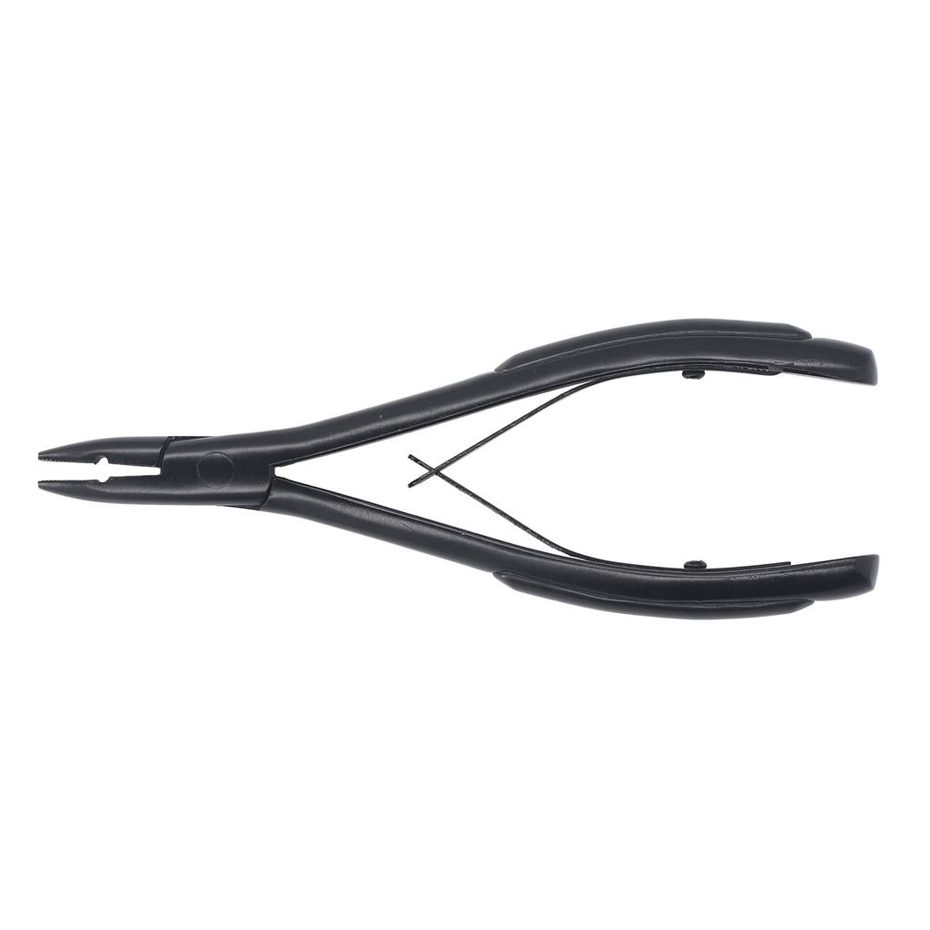 Black Hair Extensions Plier Stainless Steel Hair Extensions Clamp Hair Extensions Gripper for Micro