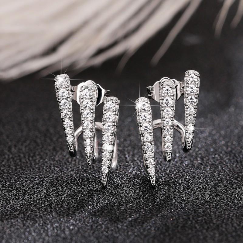 Leichter Luxus High-End Einzigartige Ohrstecker, Nischendesign Trockene Frauen Herbst und Winter Gleicher Stil Ohrringe