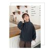 Children's Thick Coral Fleece Pullover Hoodie with Stand-up Collar for Autumn/Winter