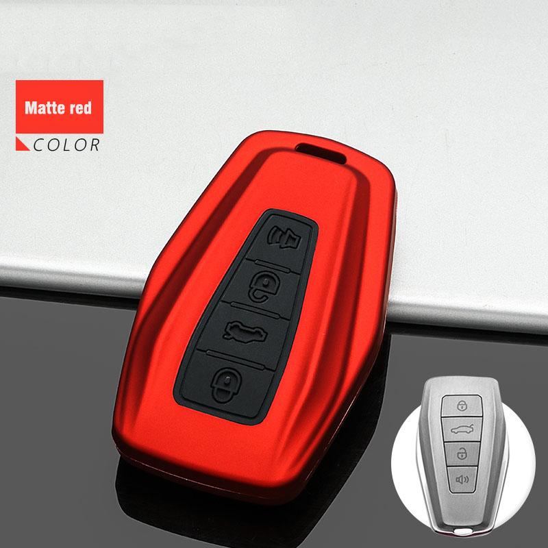 Carbon Car Key Cover Case for Geely Coolray X6 geometry c Emgrand Global kulrey Hawk GX7 okavango smart Remote Car Accessories