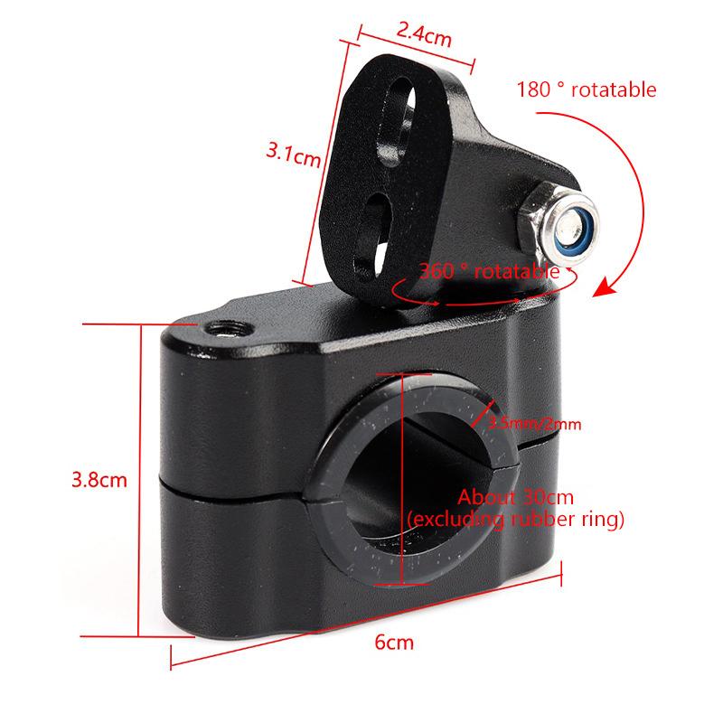 1Pc Motorcycle Mounting Bracket Headlight Spotlight Mount Universal Motorcycle Fog Light Bracket Headlamp Holder Accesorios