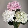 Einzelne Hortensien Esstisch Blume Kunstblume Hochwertiger Strauß Dekoration Wohnzimmer Blumenarrangement Dekoration