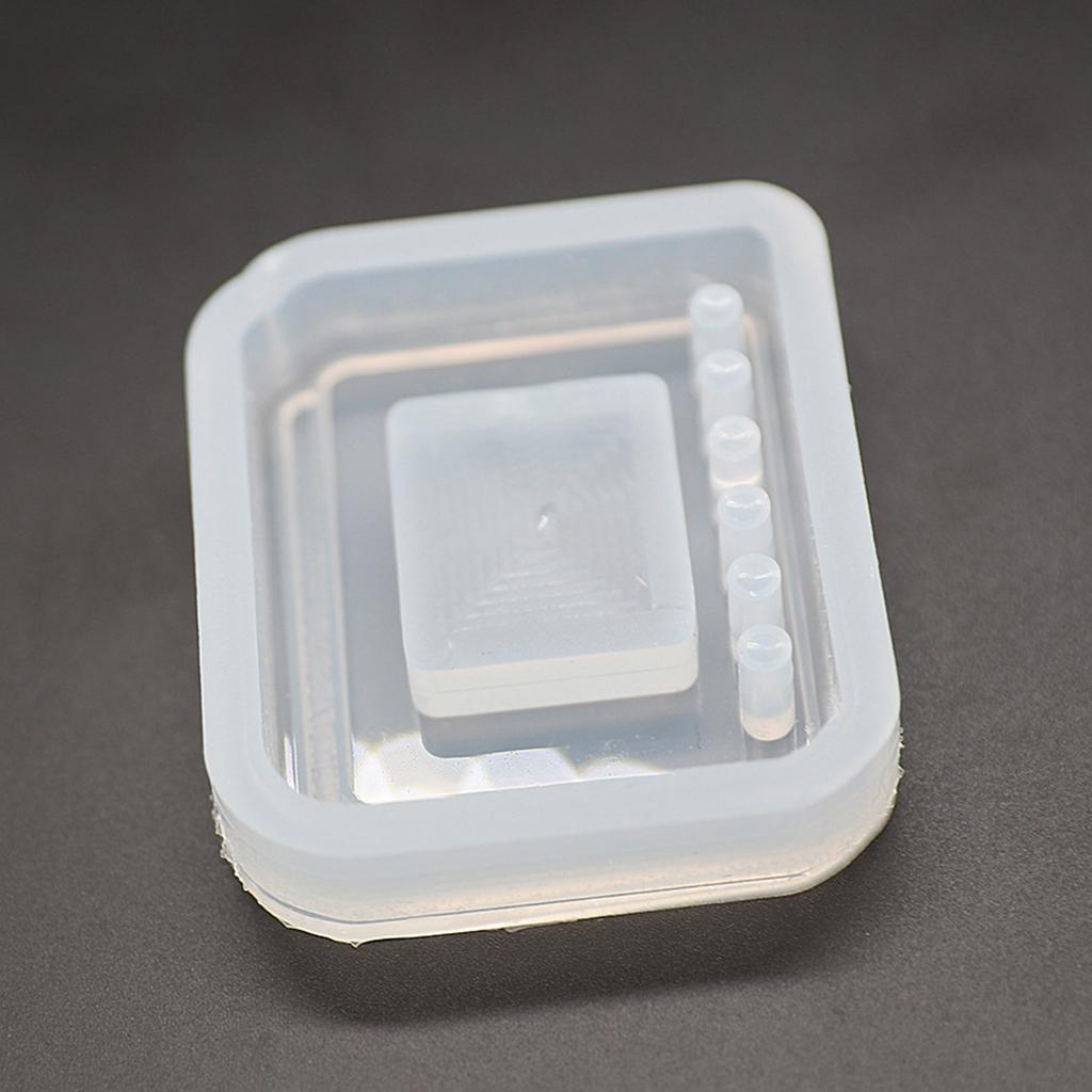 Resin Shaker Molds Quicksand Notebook Silicone Molds for DIY Pendant Crafts Jewelry Keychains Shaker Epoxy Mold Art