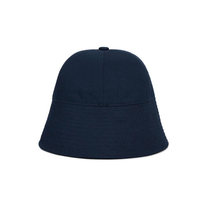 VARZAR VA Curved Stud Round Drop Bucket Hat Navy