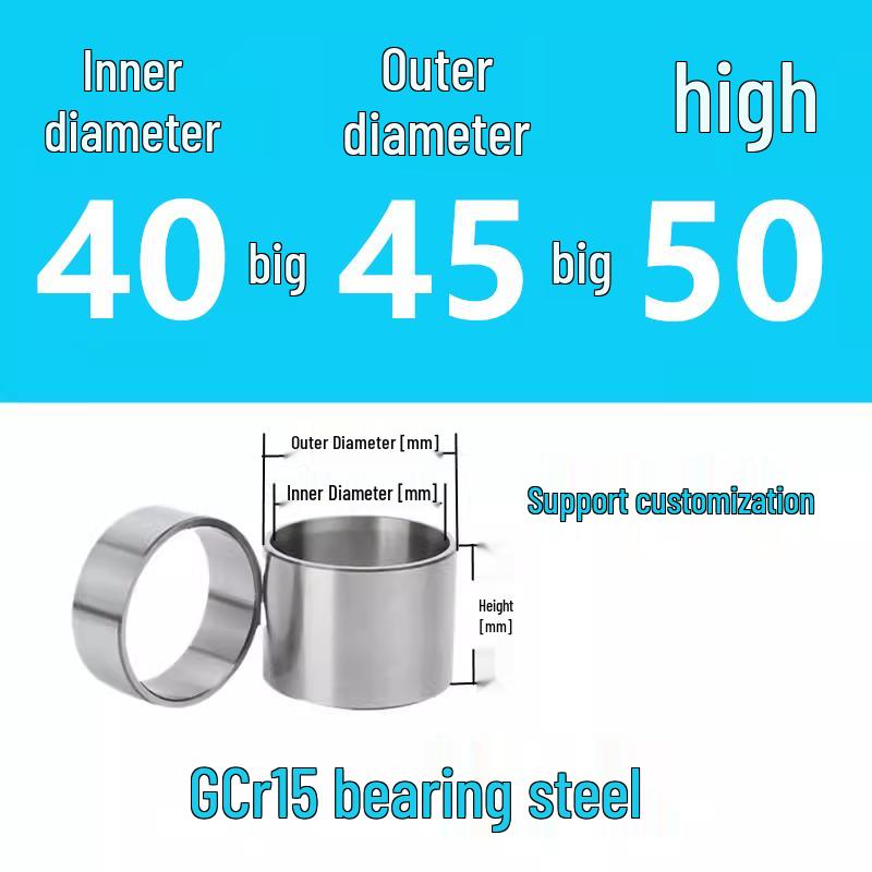Steel Shaft Sleeve: Inner Diameter 30, Outer Spacer 48/50, Wear-Resistant for Removal and Guide Applications (Inner 35/37/38).