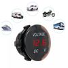 DC 5V-48V Digital Voltage Meter Car Motorcycle Voltmeter Voltage Tester for Car Auto Motorcycle ATV Boat 12V 24V 36V Waterproof