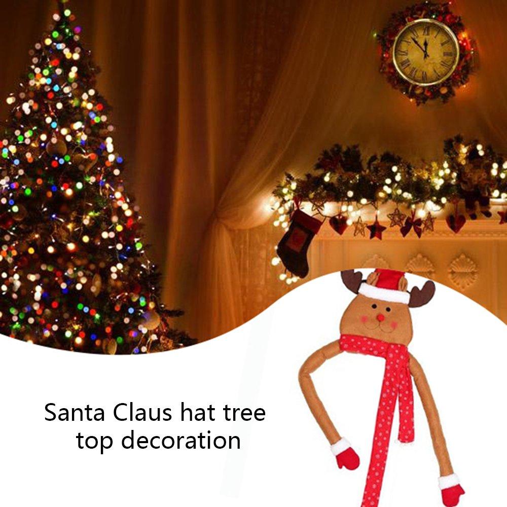 Santa Hats Tree Top Decoration 