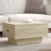 VidaXL Coffee Table Sonoma Oak 60x45x31 Cm Engineered Wood 848082