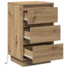 Nightstand Artisan Oak 39 x 34.5 x 65 cm engineered wood