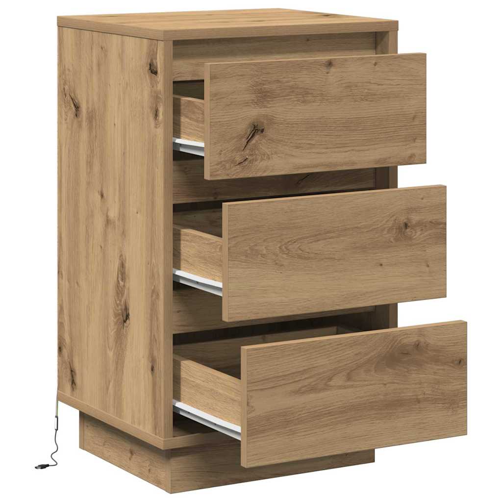 Nightstand Artisan Oak 39 x 34.5 x 65 cm engineered wood