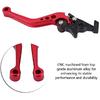 Tbest Front Brake Lever,Motorcycle Brake and Clutch Lever Kit,1 Pair of CNC Motorcycle Clutch Drum Brake Lever Handle Universal for GY6,Fit for CG125