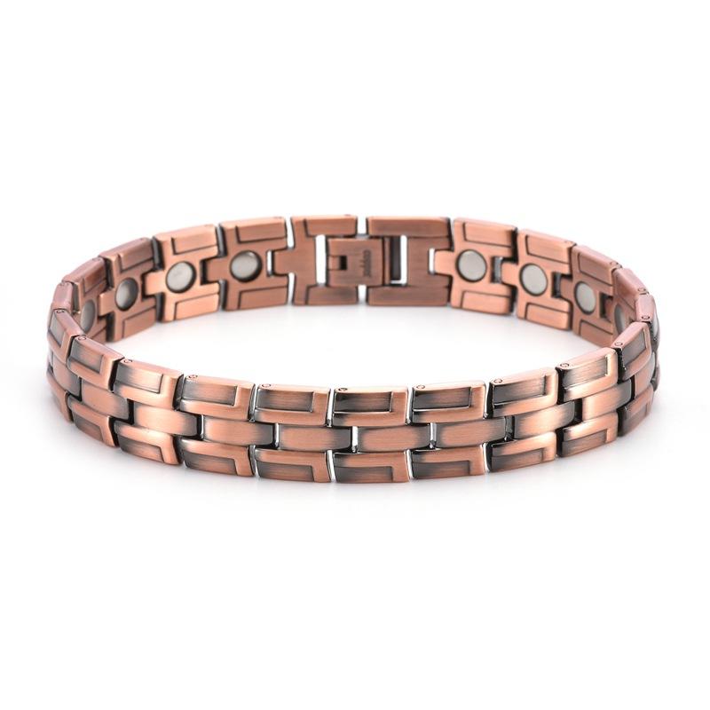 

Браслет в стиле ретро 2025 года, мужские аксессуары для рук, энергетический браслет с отрицательными ионами, праздничный подарок 12MM+22CM