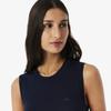 [lacoste] Women's Fine Merino Wool Sleeveless Sweater AF9988-56G166