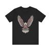Vintage Soaring Bald Eagle T-Shirt | Patriotic Wildlife Illustration